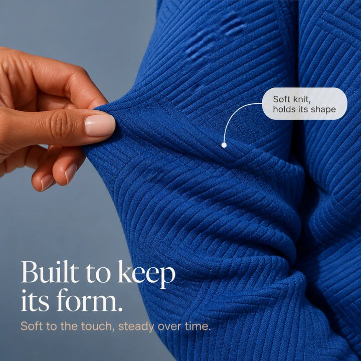Collara – Textured Quarter-Zip Collared Pullover