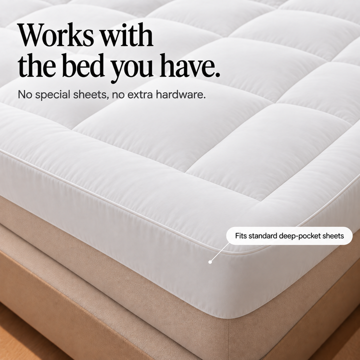 Loftwell – Box-Quilted Mattress Topper