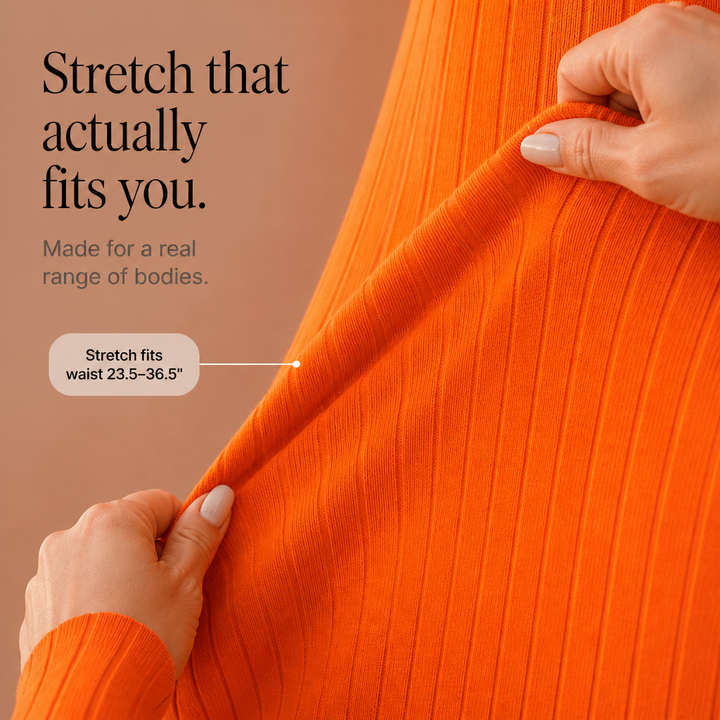 Wearbella – Ribbed Longline Top And Slim Pants Set