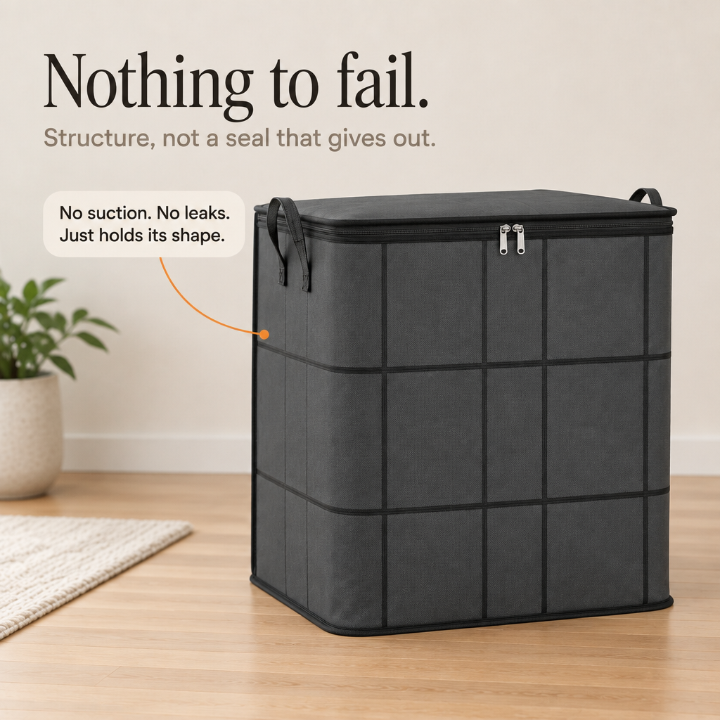 Stashly – Non-Woven Comforter Storage Bag With Zipper