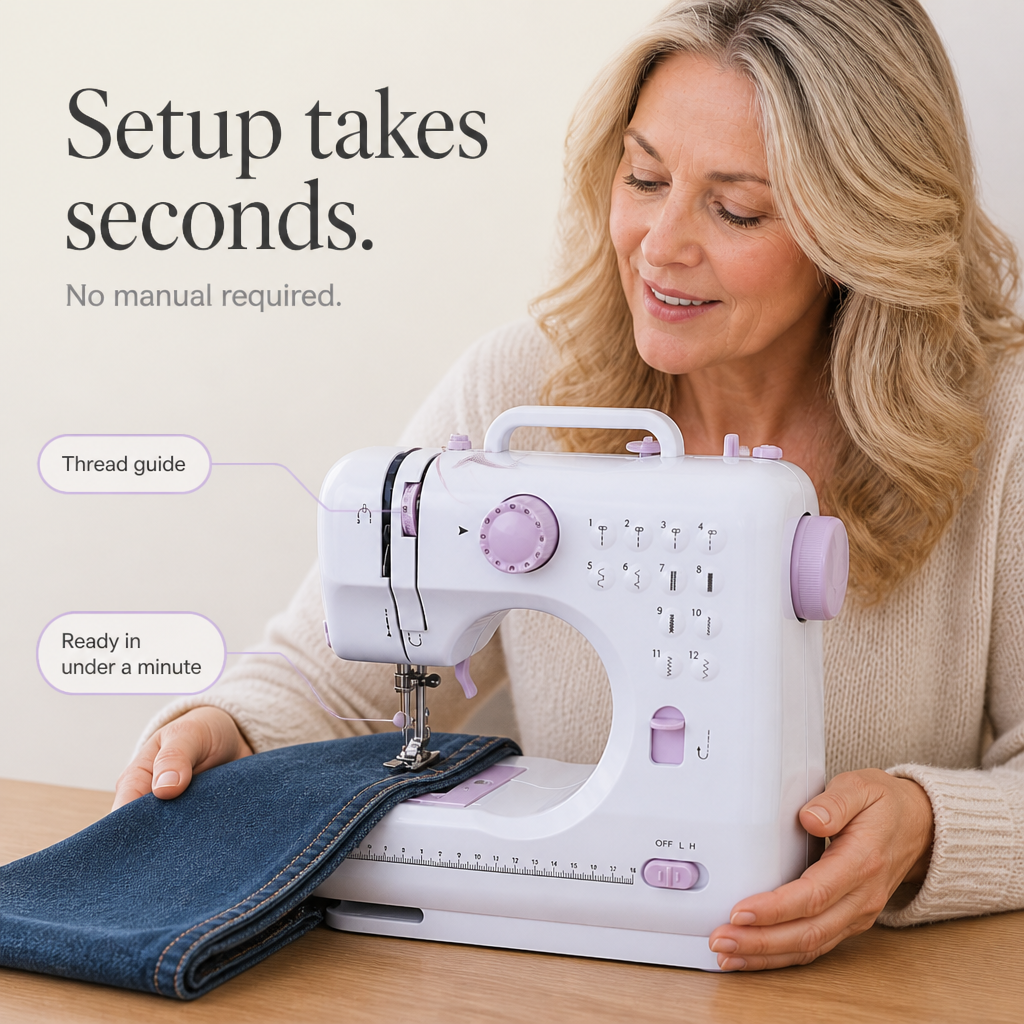 Quickstitch – Portable Mini Sewing Machine
