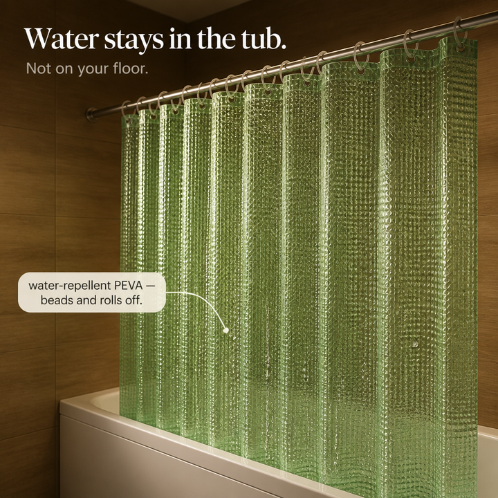 Dryhaven – 3D Embossed Shower Curtain