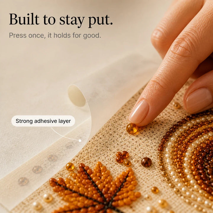 Harvest & Hearth – Pearl Bead Squirrel Diamond Painting Kit