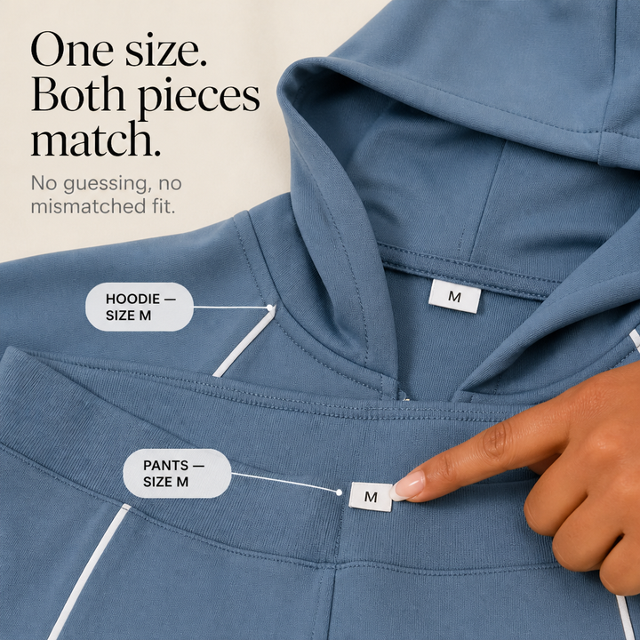 Wearbella – Zip-Up Piped Hoodie And Jogger Set
