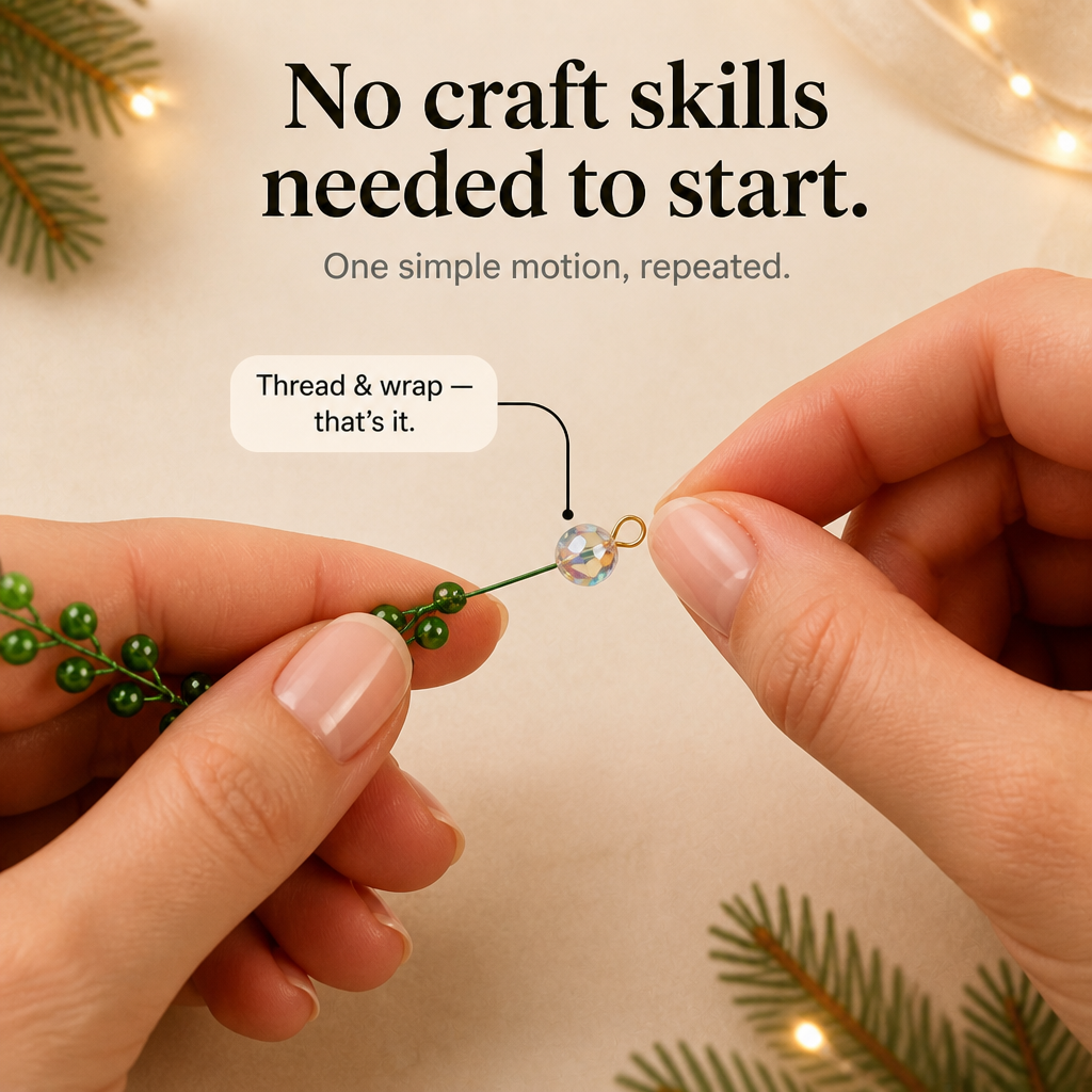 Beadhaven – Beaded Mini Christmas Tree Craft Kit