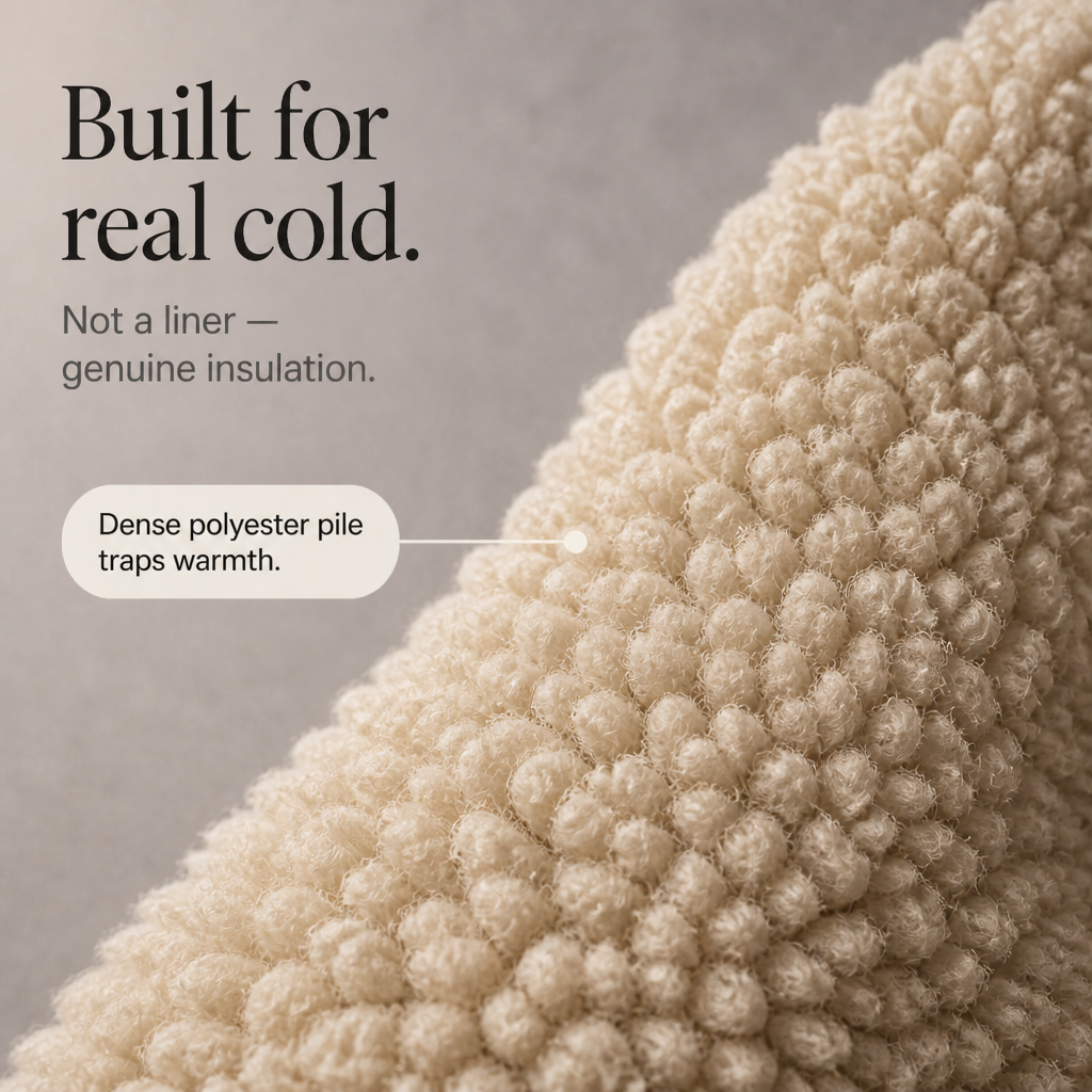 Wintervia – Reversible Sherpa Windproof Long Coat
