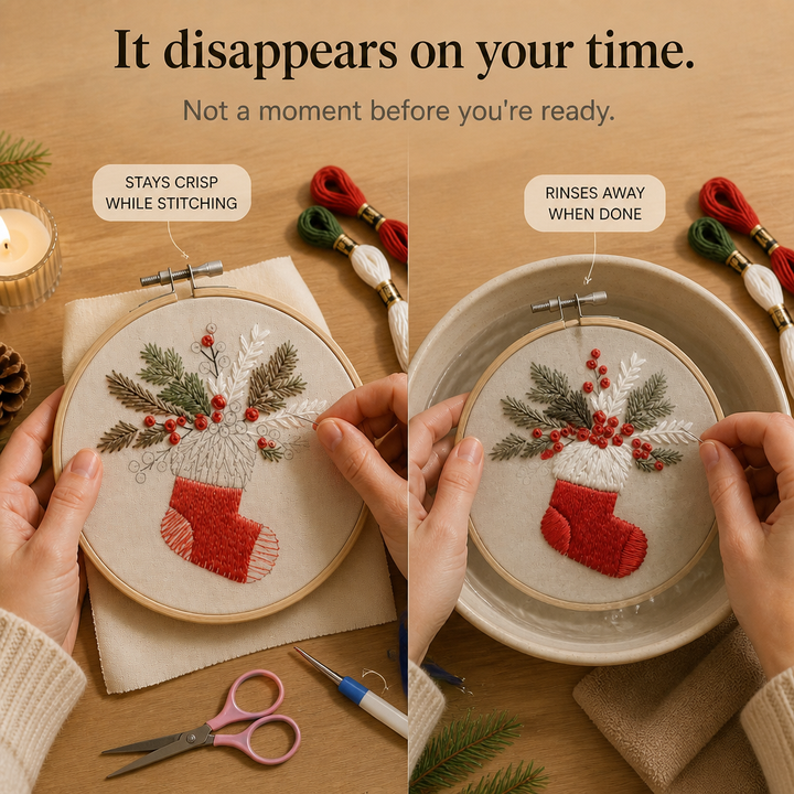 Hearthstitch – Christmas Stocking Embroidery Kit