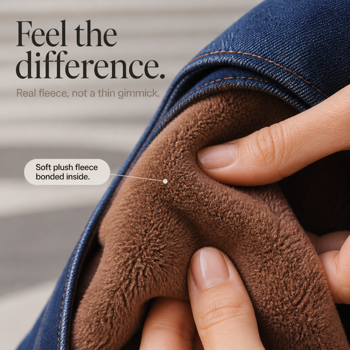Plushden – Fleece-Lined High-Stretch Skinny Jeans