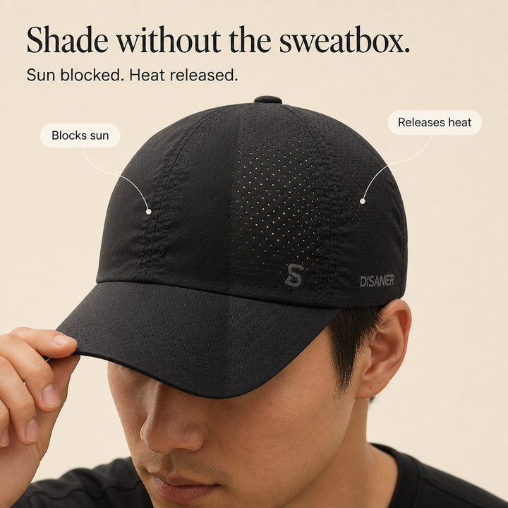 Cloudcap – Blackout Airflow No-Flatten Running Cap