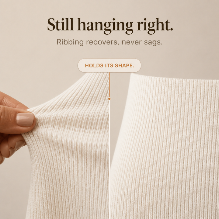 Draperie – Cowl-Neck Sweater Dress That Skims, Never Clings