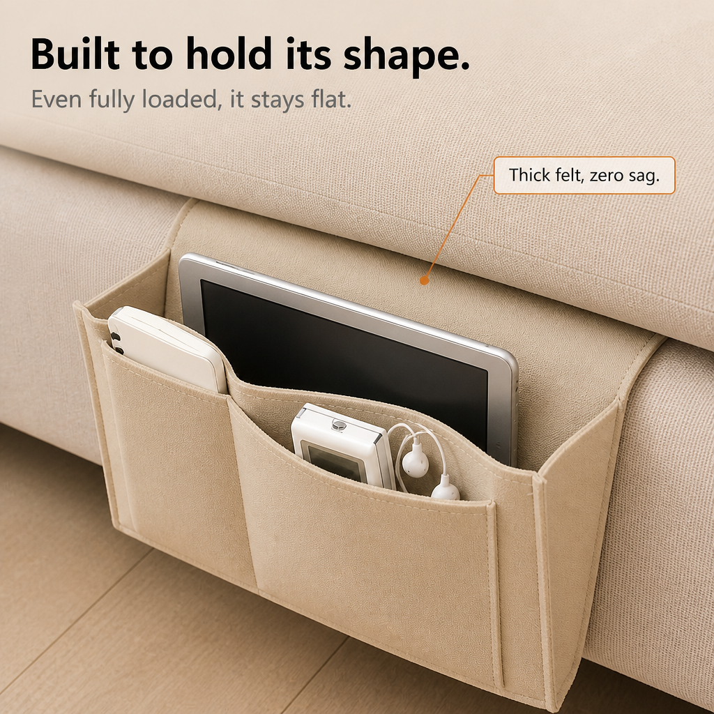 Bedvira – Under-Mattress Hanging Bedside Storage Caddy