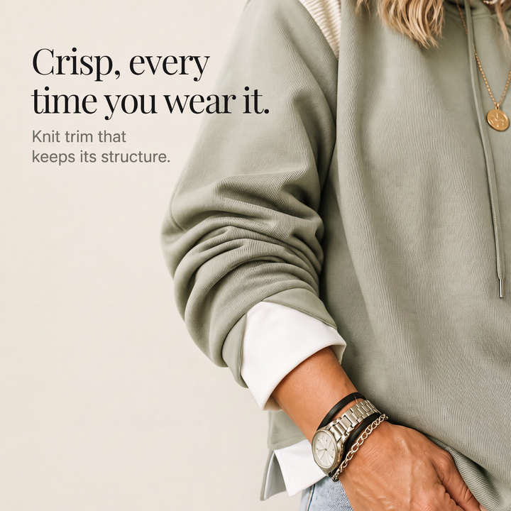 Layerlyn – Layered Two-Tone Hem Hoodie
