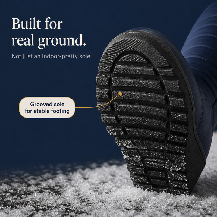Duvella – Quilted Puffer-Style Tall Winter Boots