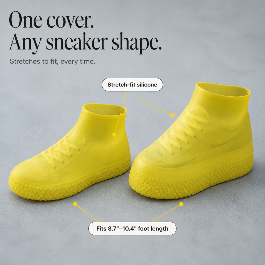 Drysole – Seamless Stretch Silicone Waterproof Shoe Cover