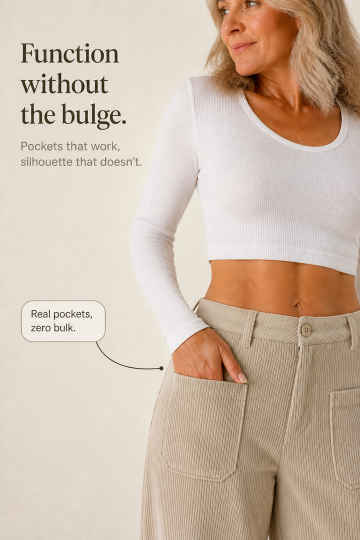 Wearbella – Wide-Leg Relaxed Pocket Trousers