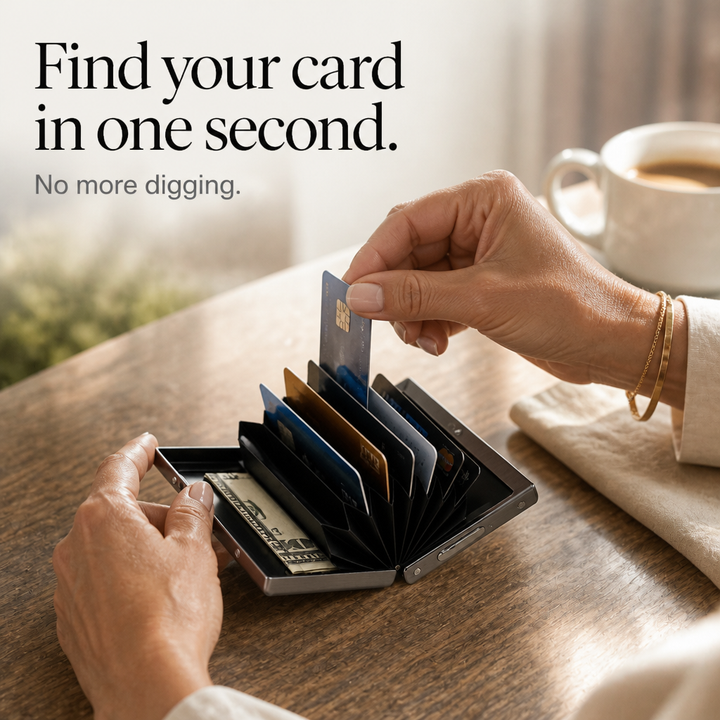 CardVault – Slim Compartment Wallet