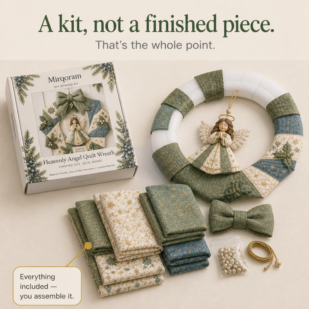 Tuckwreath – Quilted Fabric Wreath Kit