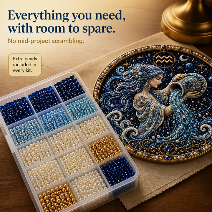 Pearlume – 3D Pearl Zodiac Mosaic Art Kit