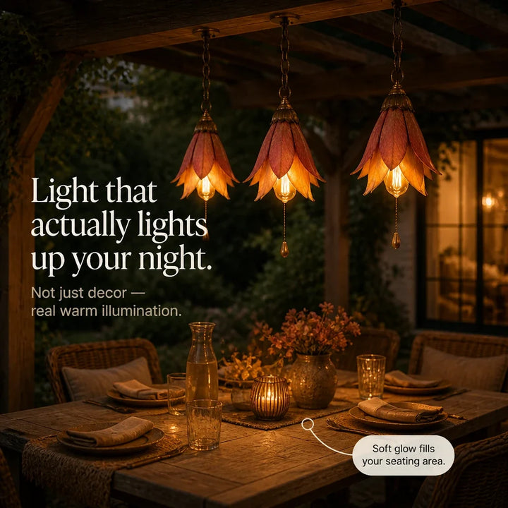 Florabloom – Flower-Shaped Hanging Pendant Lights