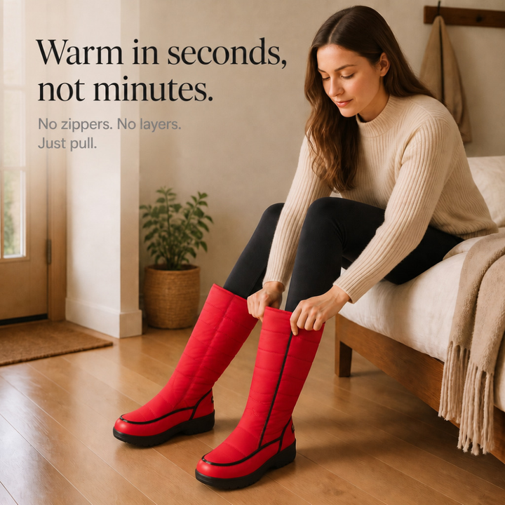 Wearbella – Faux Fur-Lined Knee-High Pull-On Boots
