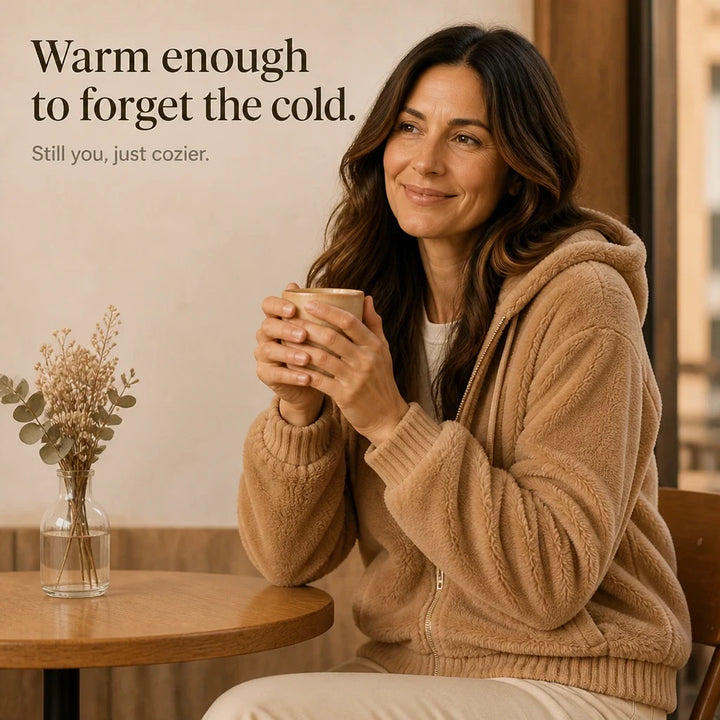 Winterella – Plush Hooded Winter Jacket