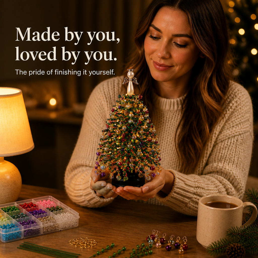 Beadhaven – Beaded Mini Christmas Tree Craft Kit