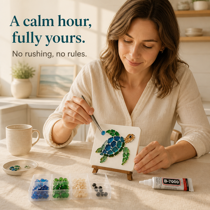 Tideglass – Ocean Sea-Glass Mosaic Kit