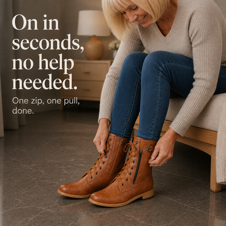 Everstride – Side-Zip Round-Toe Ankle Boots
