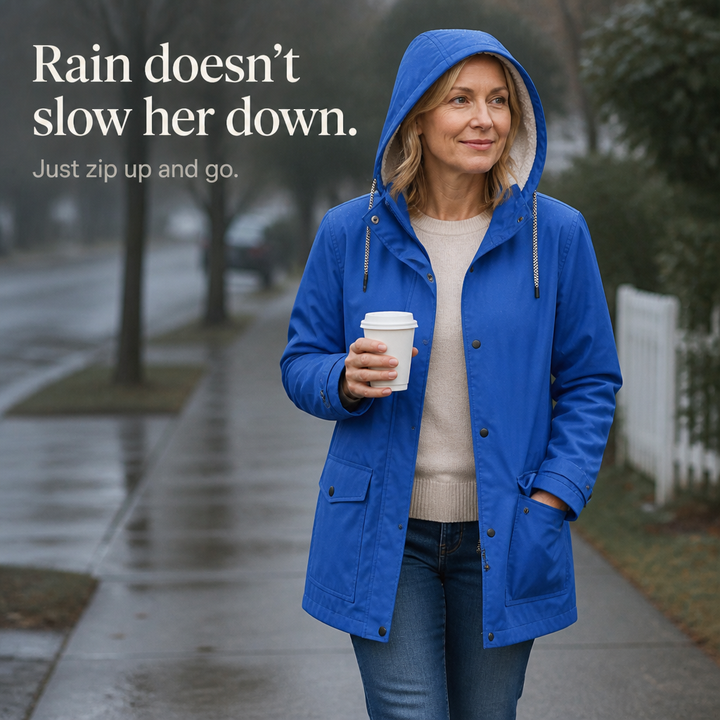 Windloft – Waterproof Plush-Lined Hooded Jacket