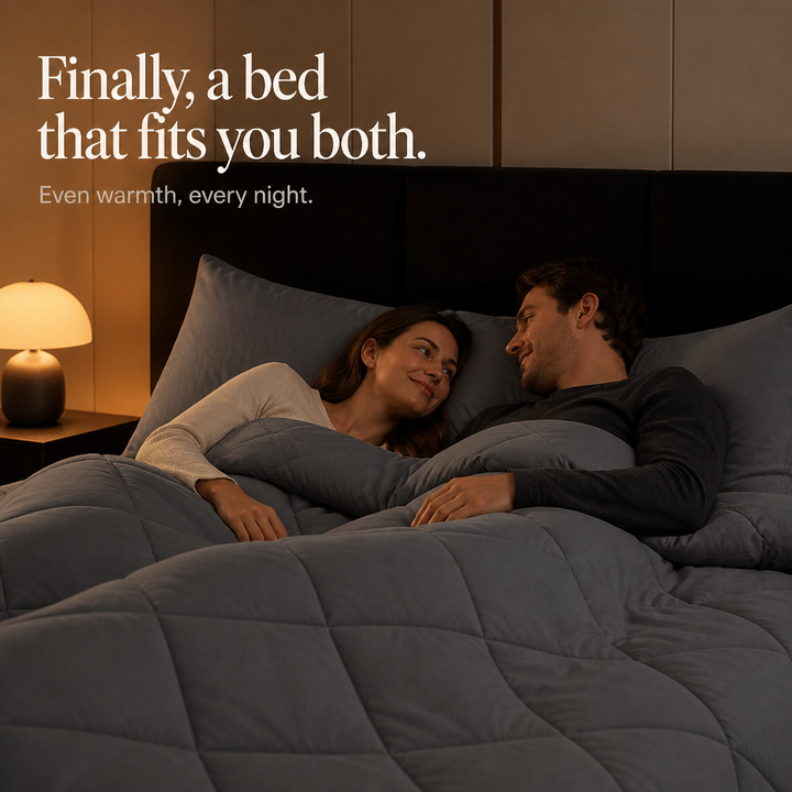 Wearbella – Diamond Quilted Charcoal Comforter Set