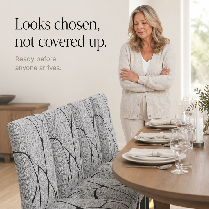 Snugchair – Elastic Fitted Dining Chair Cover