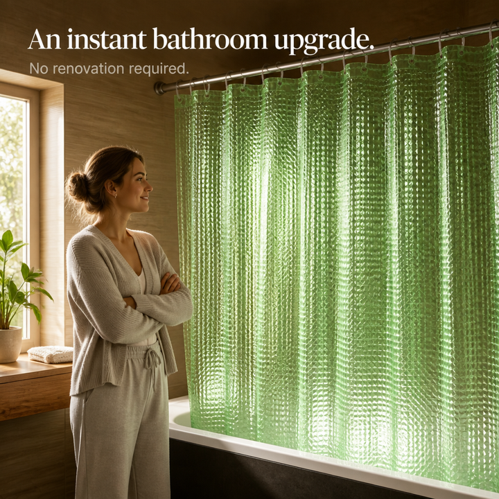 Dryhaven – 3D Embossed Shower Curtain