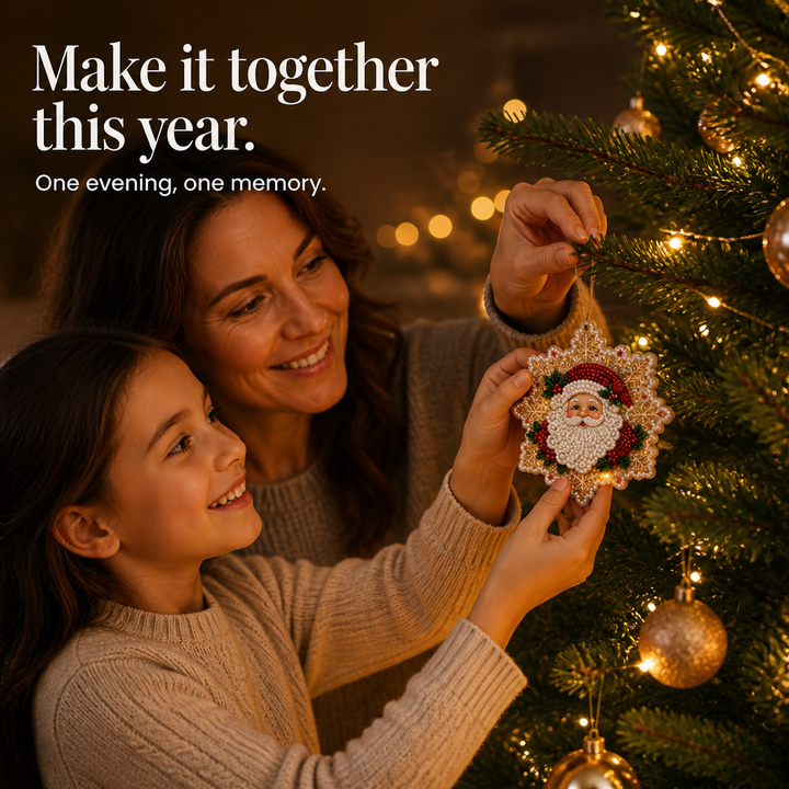 Pearlume – Pearl And Diamond Acrylic Christmas Ornament