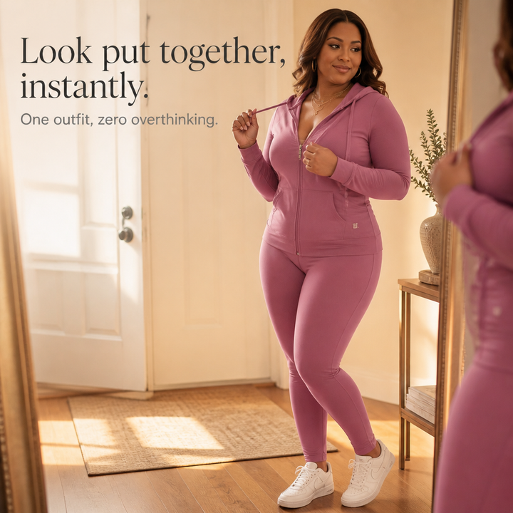 Denimova – Faux Patchwork Stretch Tracksuit