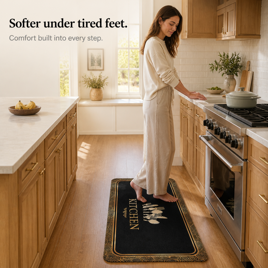 Dryhaven – Absorbent Printed Kitchen Mat Set
