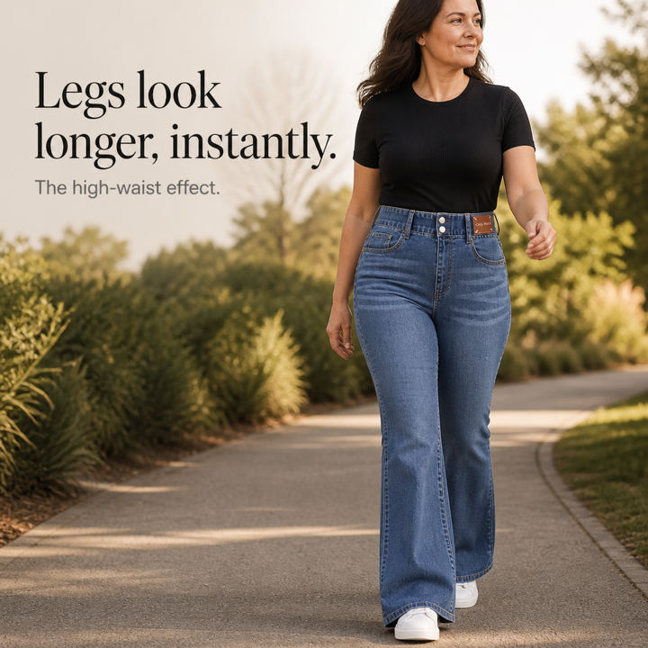 Flarette – High-Waisted Stretch Flare Jeans