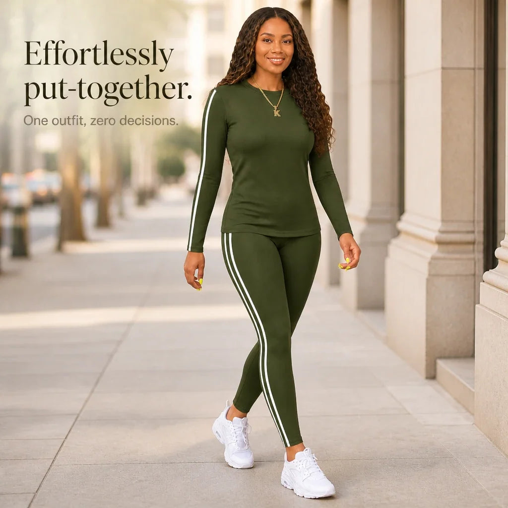 Wearbella – Long Sleeve Two-Piece Tracksuit Set