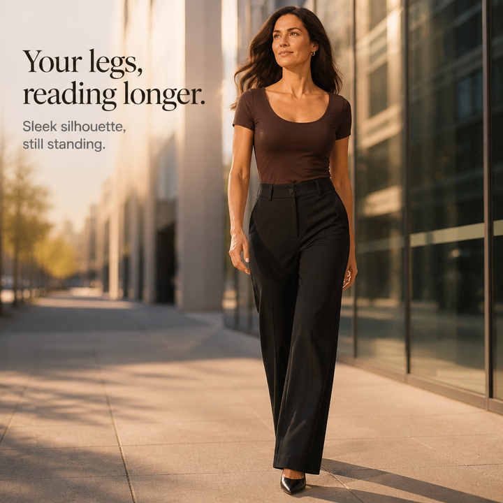 Wearbella – High-Waisted Fluid Wide-Leg Trousers