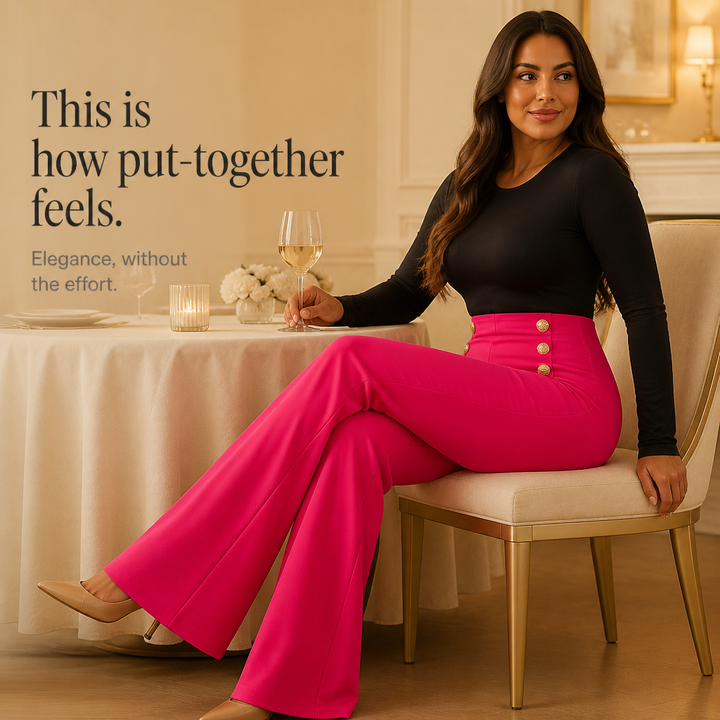 Sabelle – High-Waisted Wide-Leg Trousers
