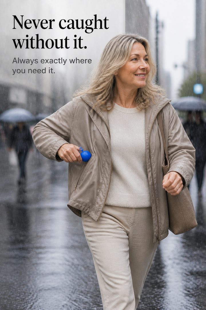 Popaway – Spherical Compact Pocket Rain Poncho