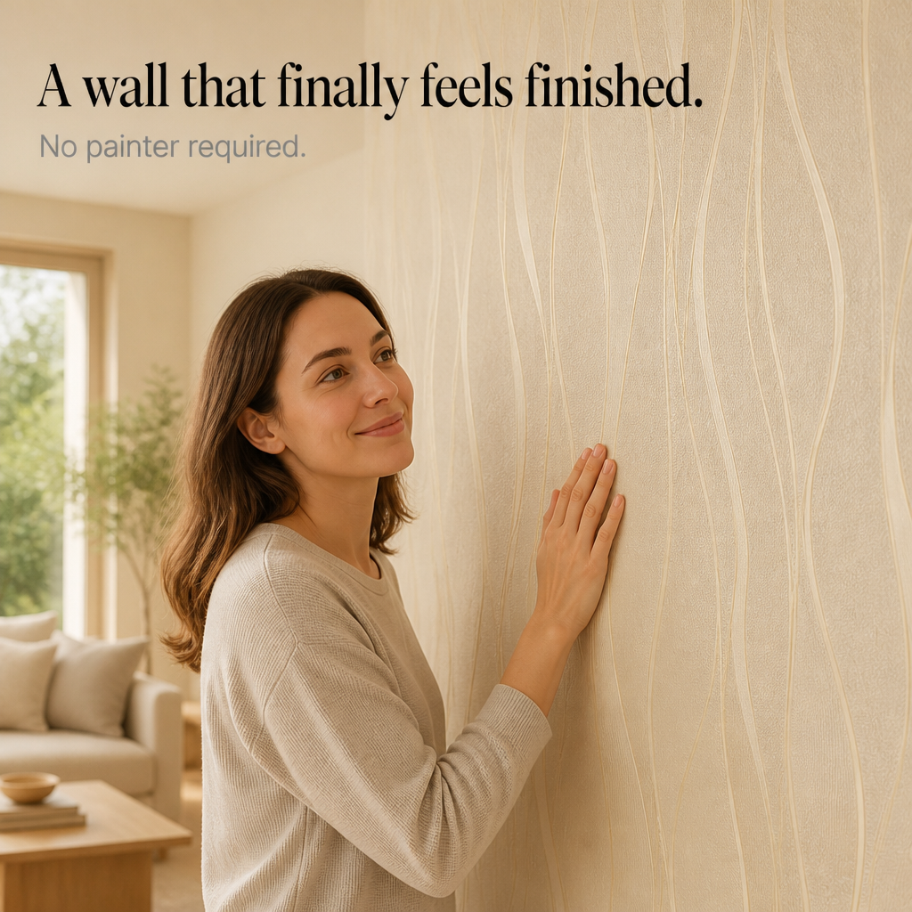 Veloura – 3D Wave Peel-And-Stick Wallpaper (2-Pack)