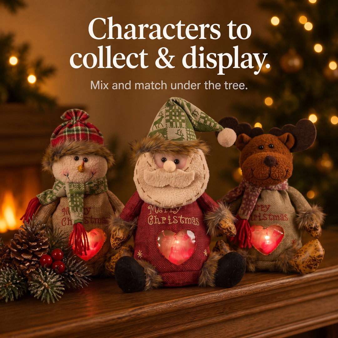 MerryZip – Plush Christmas Gift Bag With Hidden Compartment