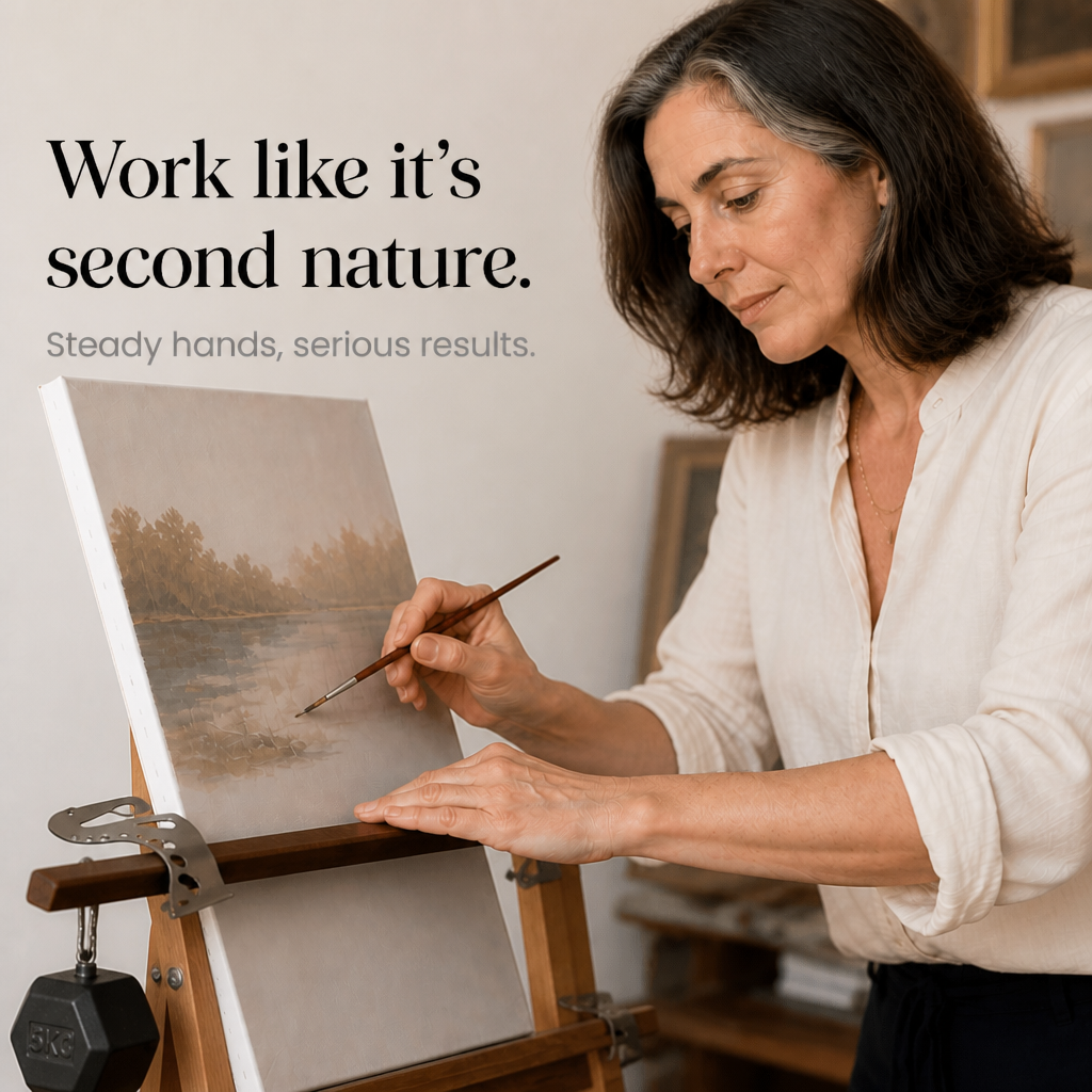 Steadyrest – Adjustable Canvas-Spanning Hand Support Bar