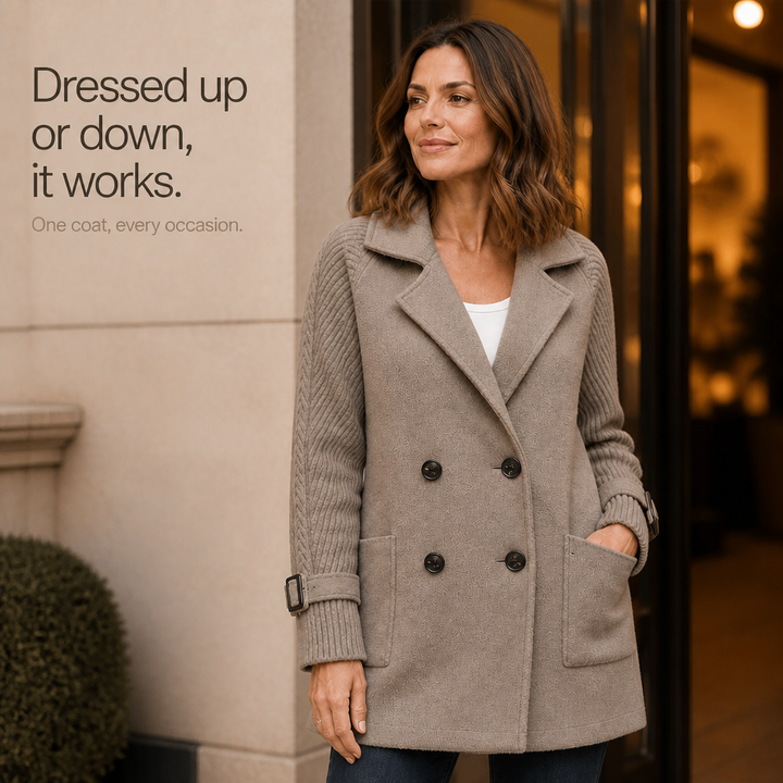 Doubletake – Double-Breasted Lapel Coat