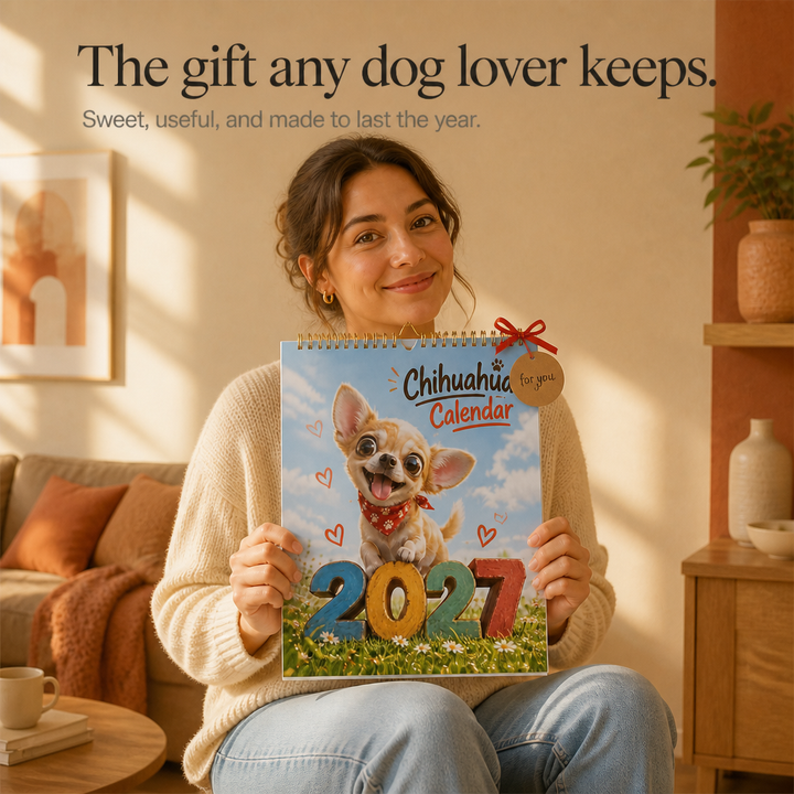 Chihuaholiday – 2027 Chihuahua Wall Calendar