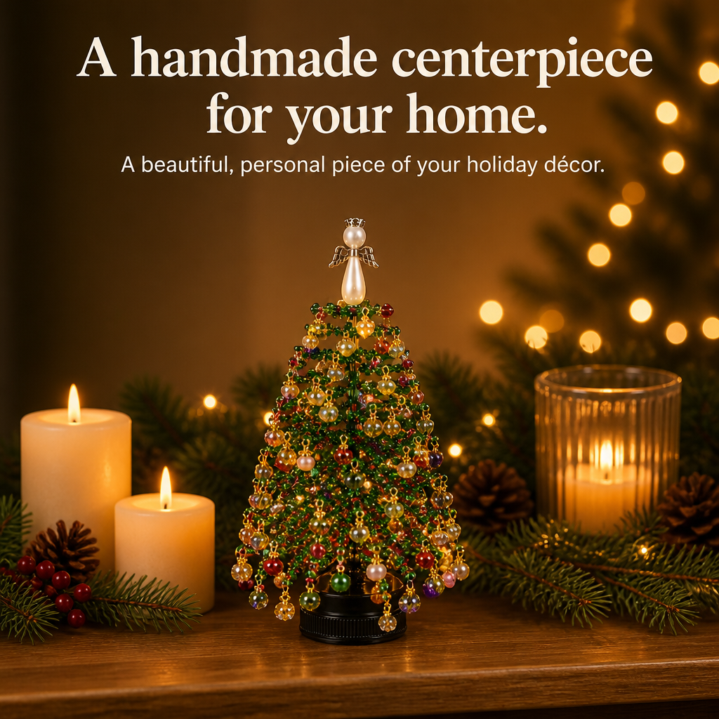 Beadhaven – Beaded Mini Christmas Tree Craft Kit