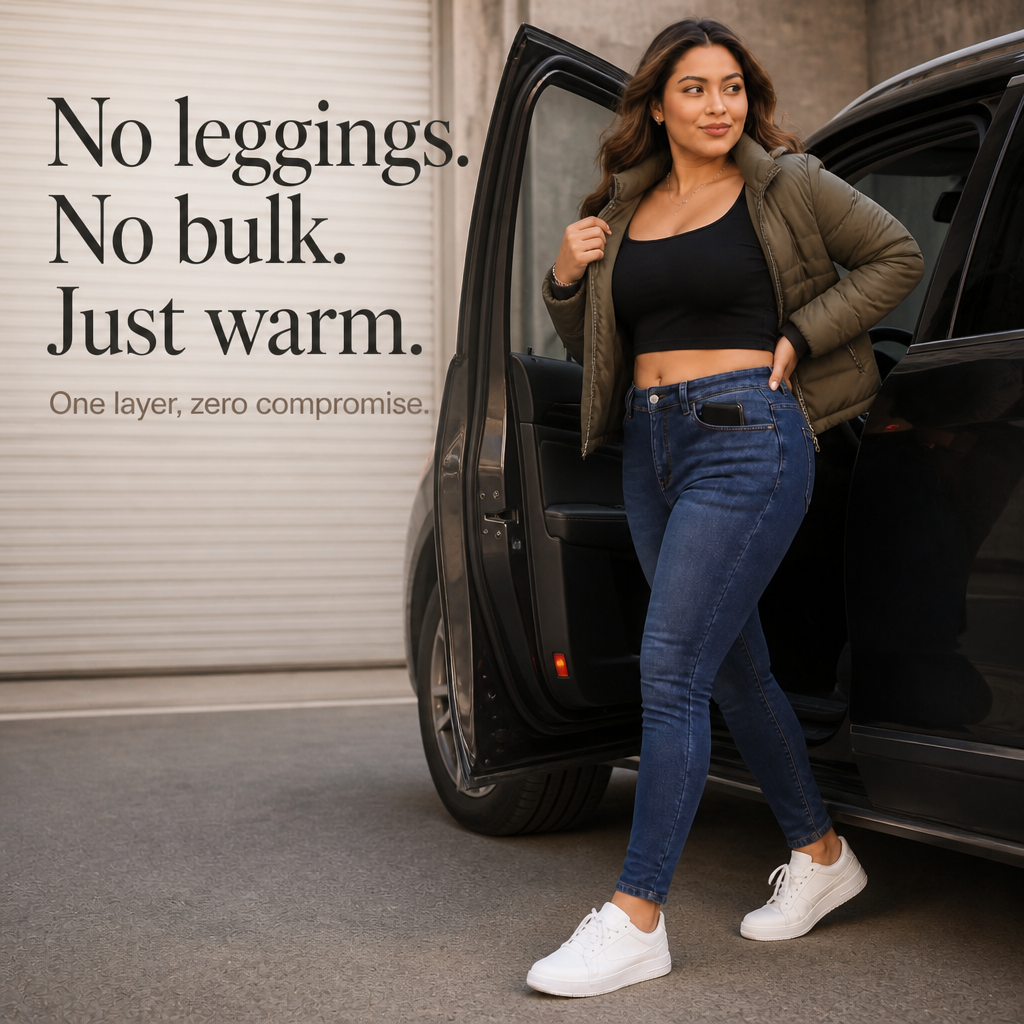 Plushden – Fleece-Lined High-Stretch Skinny Jeans