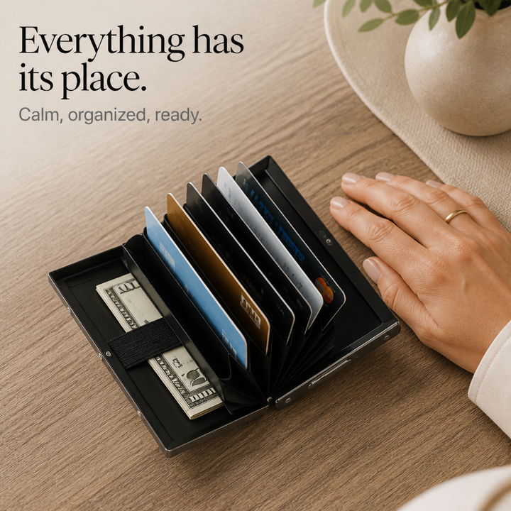 CardVault – Slim Compartment Wallet