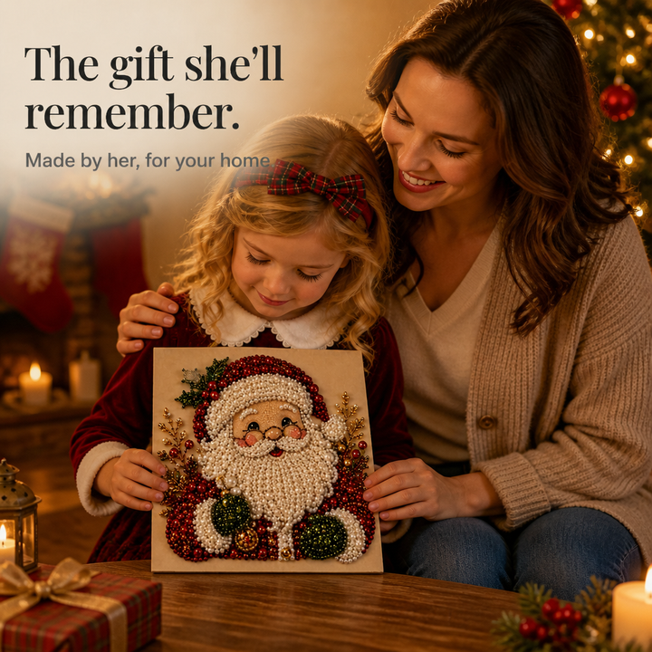 Purlbeam – Multi-Size Pearl Bead Santa Canvas Kit