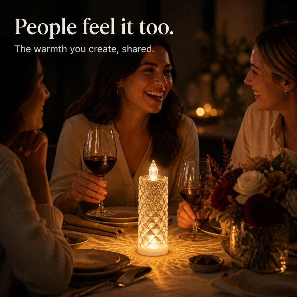 Crystella – Crystal-Look LED Flameless Candle